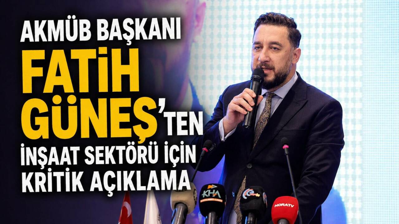 Aksaray Müteahhitler Odası Başkanı Fatih Güneş, TOBB Türkiye İnşaat Müteahhitleri