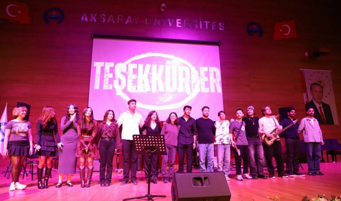 Aksaray Üniversitesi öğrenci ve personelinin katılımına açılan “ASÜ Sahnede Müzik