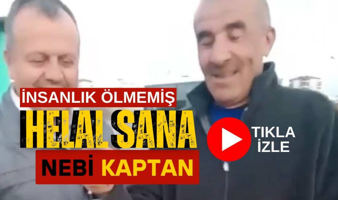 Aksaray'da halk otobüsü şoförlüğü yapan Nebi Candan, aracında temizlik yaparken