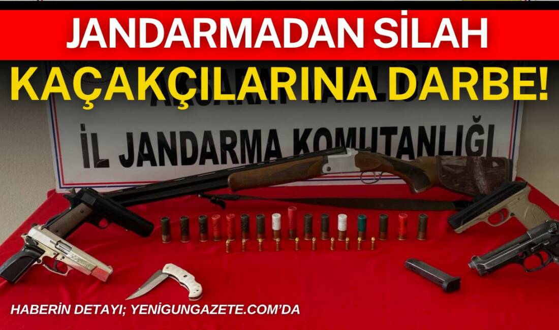 Aksaray’ın Gülağaç ilçesinde düzenlenen operasyonda 3 şüpheli yakalandı, çok sayıda