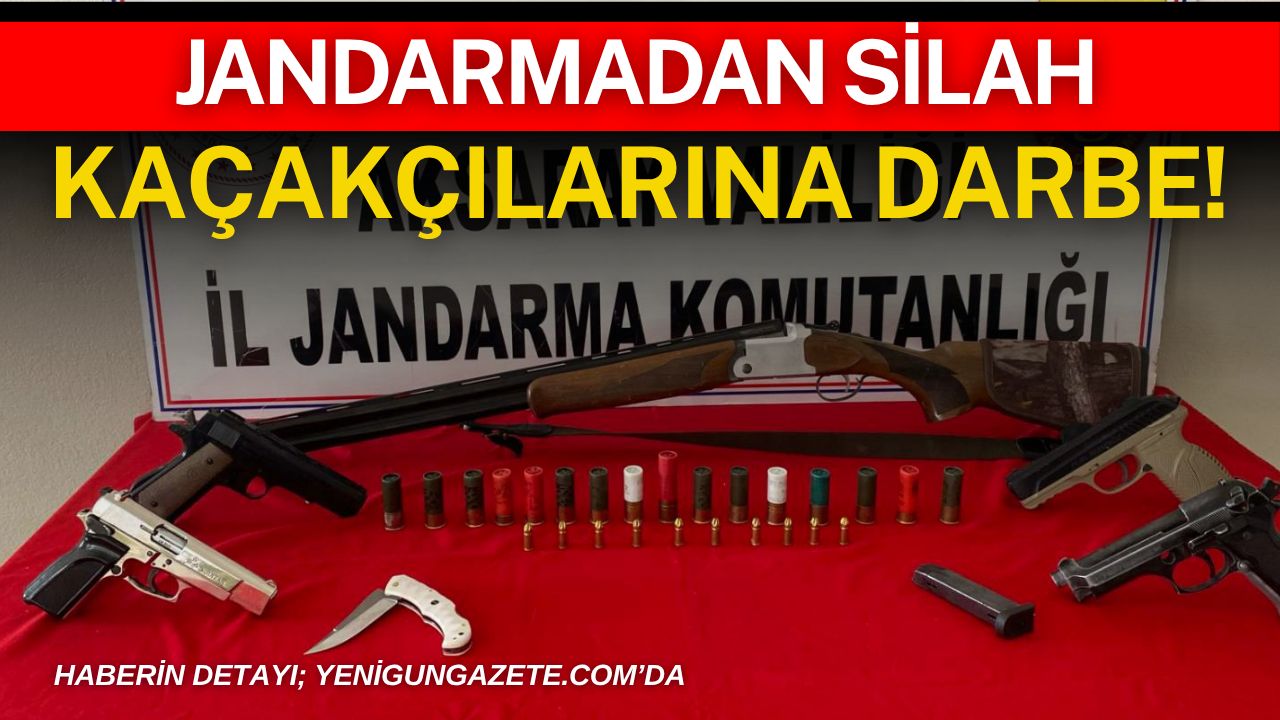 Aksaray’ın Gülağaç ilçesinde düzenlenen operasyonda 3 şüpheli yakalandı, çok sayıda
