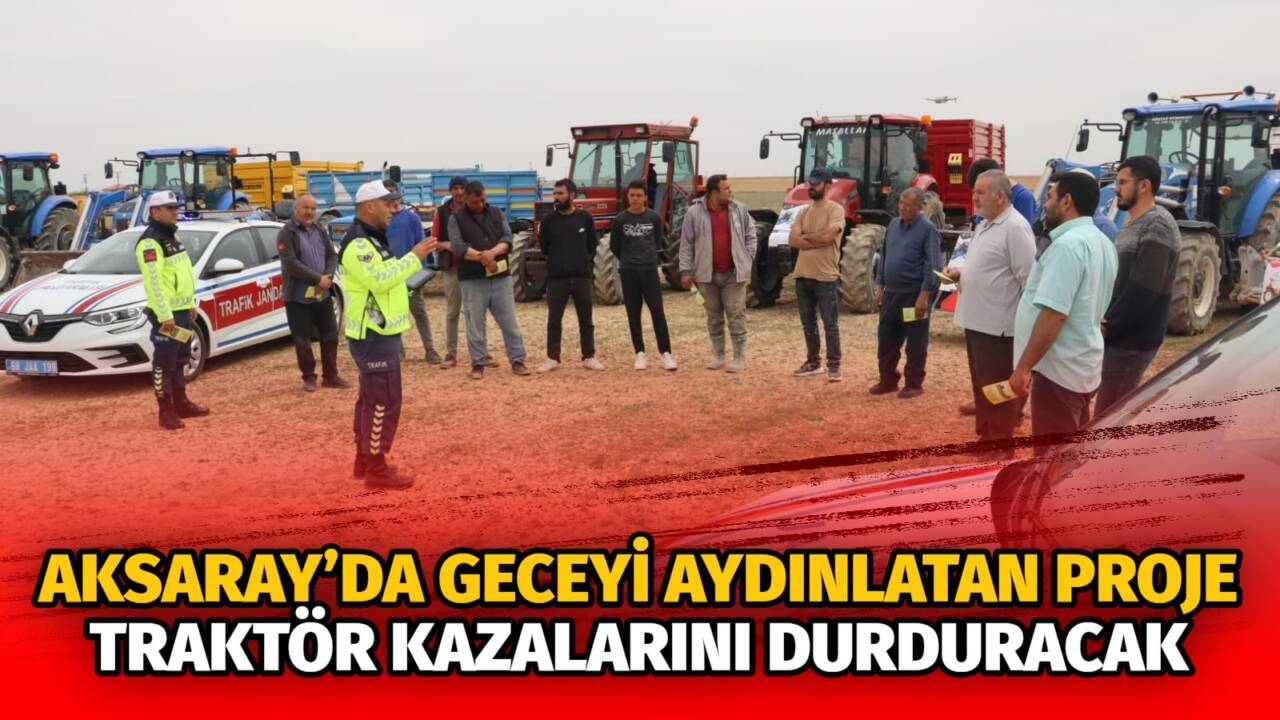 Jandarma ekipleri, Eskil genelinde çiftçilere eğitim verip römorklara reflektör takarak