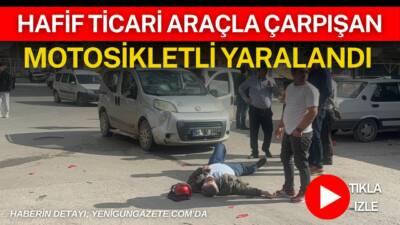 Aksaray’da hafif ticari araç ile motosikletin çarpıştığı kazada 1 kişi