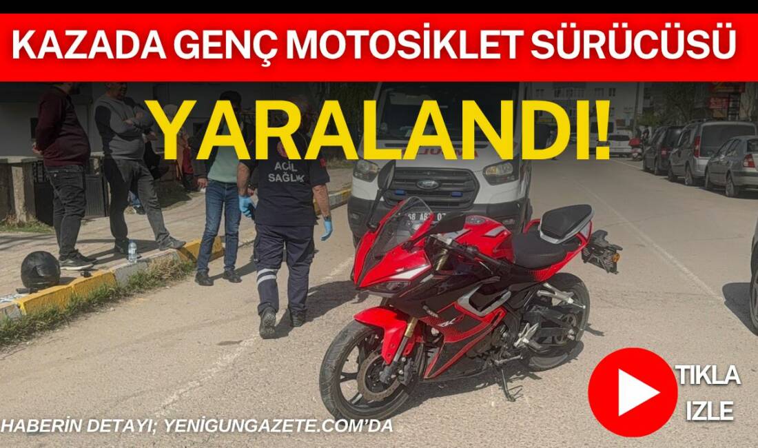 Aksaray Fatih Mahallesi’nde motosiklet ile otomobilin çarpıştığı kazada 16 yaşındaki