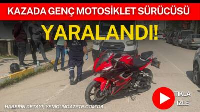 Aksaray Fatih Mahallesi’nde motosiklet ile otomobilin çarpıştığı kazada 16 yaşındaki