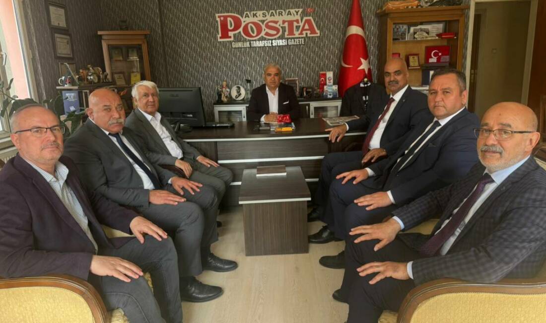 MHP İl Başkanı Karataş, Aksaray Posta Gazetesi ziyaretinde terörsüz Türkiye