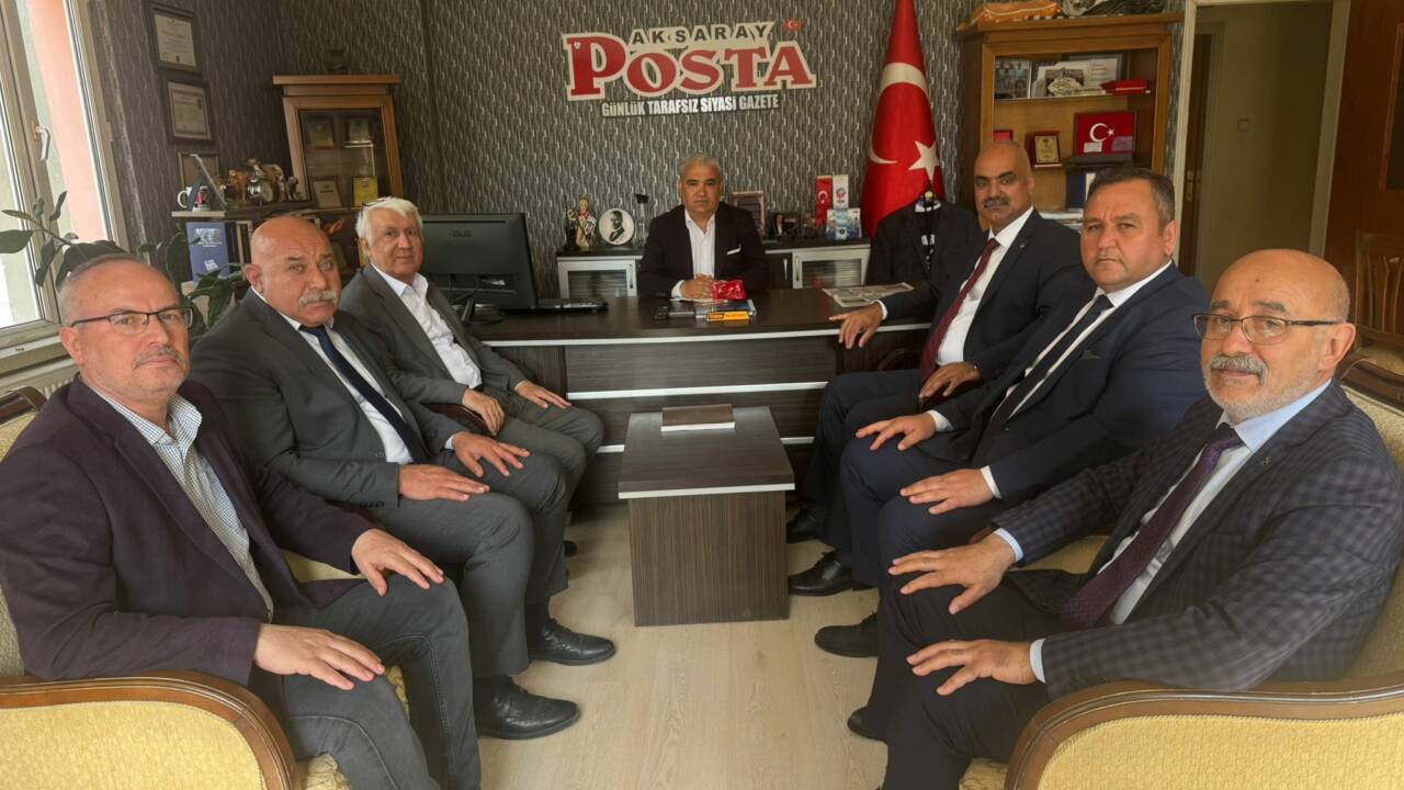 MHP İl Başkanı Karataş, Aksaray Posta Gazetesi ziyaretinde terörsüz Türkiye