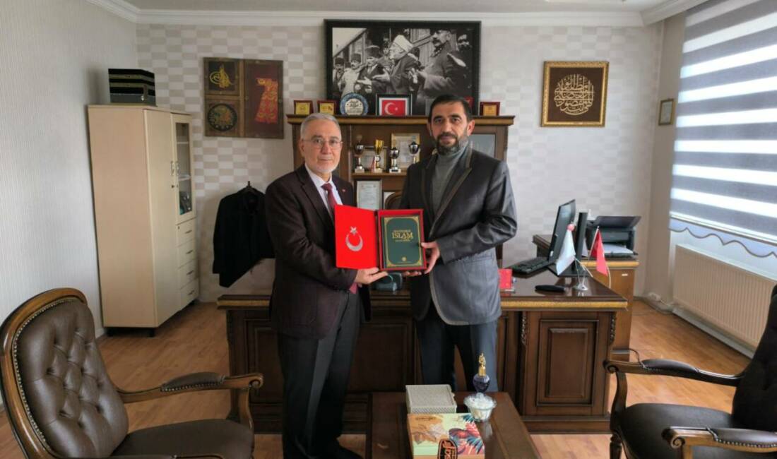 Konya’nın Karatay İlçe Müftüsü Halil Taş, Eskil İlçe Müftüsü Seyit