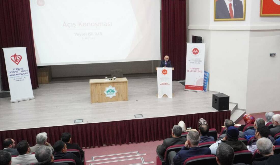 Aksaray’da 2026 yılı vekaletle kurban organizasyonuna yönelik bilgilendirme toplantısı geniş