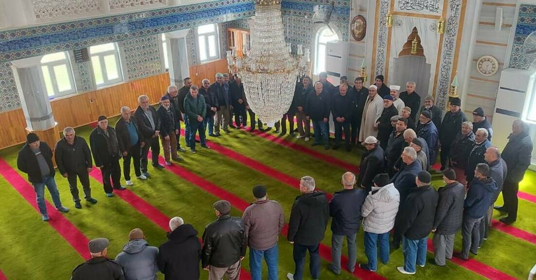 Ağaçören İlçe Müftüsü Adem Bozkurt’un katılımıyla köy ziyaretleri sürerken, Sarıhasanlı