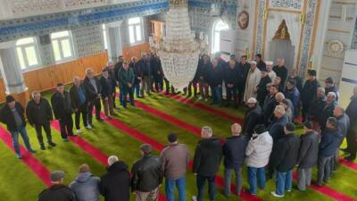 Ağaçören İlçe Müftüsü Adem Bozkurt’un katılımıyla köy ziyaretleri sürerken, Sarıhasanlı