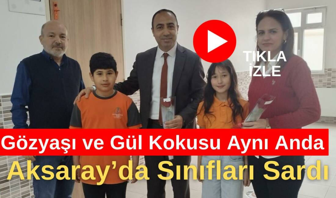 Kamber Gülüzar Demir İlkokulu 4/F sınıfı öğrencileri, öğretmenleri Beyazıt Akpınar
