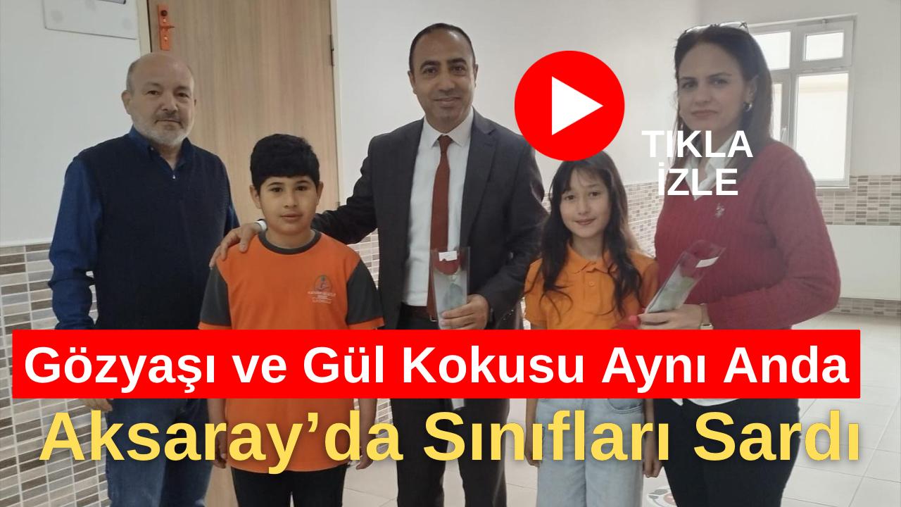 Kamber Gülüzar Demir İlkokulu 4/F sınıfı öğrencileri, öğretmenleri Beyazıt Akpınar