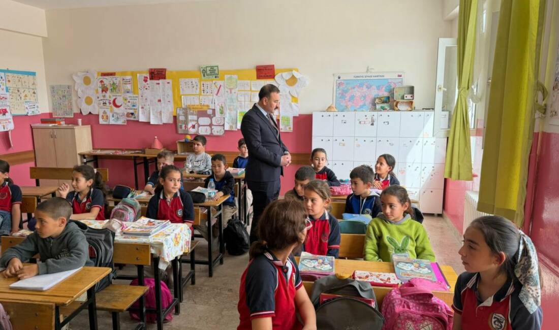 Sultanhanı Kaymakamı Bilal Göksun, ilçede eğitim faaliyetlerini yerinde incelemek amacıyla