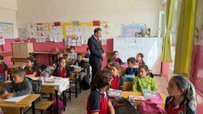 Sultanhanı Kaymakamı Bilal Göksun, ilçede eğitim faaliyetlerini yerinde incelemek amacıyla