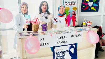 1-7 Nisan Ulusal Kanser Haftası dolayısıyla Ortaköy Devlet Hastanesi tarafından