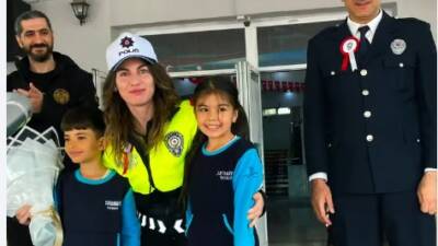 Aksaray İl Milli Eğitim Müdürlüğü’ne bağlı Cumhuriyet İlkokulu’nda, Polis Haftası