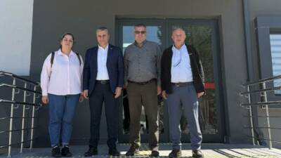 Sağlık-Sen Aksaray Şube Başkanı Rıfat Kaya, saha ziyaretleri kapsamında Aksaray