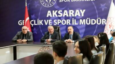 Aksaray Gençlik ve Spor İl Müdürlüğü ev sahipliğinde düzenlenen programda,