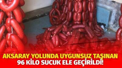 Kırşehir'de İl Jandarma Komutanlığı ekipleri tarafından bir kamyonetin bagajında uygun
