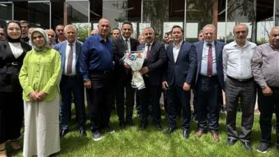 Aksaray’da Sosyal Güvenlik Haftası kapsamında SGK çalışanları ve sendika temsilcileri