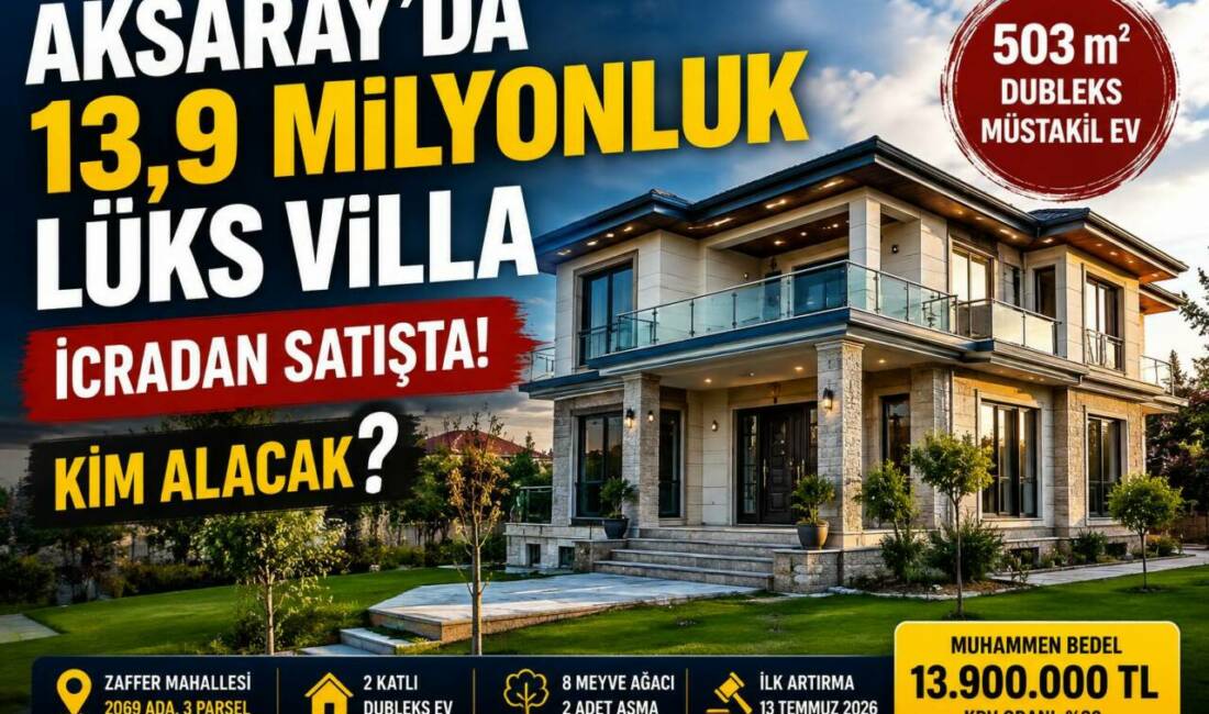 Cumhuriyet Mahallesi’nde bulunan dubleks müstakil ev icradan satışa çıkarıldı. Meyve