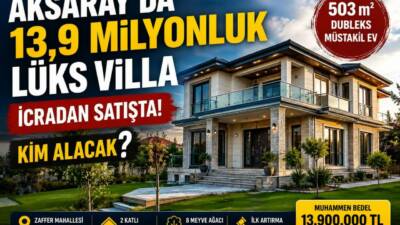 Cumhuriyet Mahallesi’nde bulunan dubleks müstakil ev icradan satışa çıkarıldı. Meyve