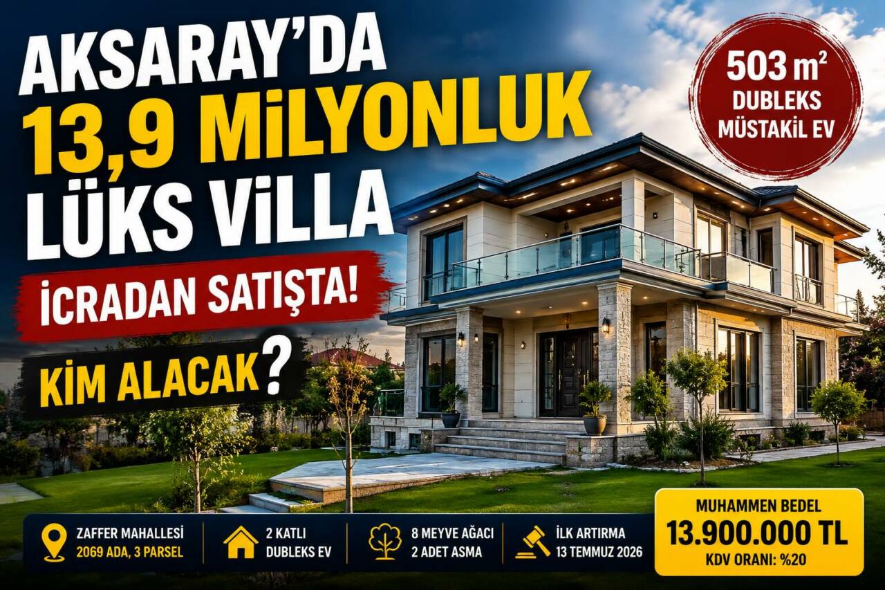 Cumhuriyet Mahallesi’nde bulunan dubleks müstakil ev icradan satışa çıkarıldı. Meyve