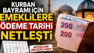 Milyonlarca emekli Kurban Bayramı ikramiyesi için tarih bekliyordu. Peki ödemeler