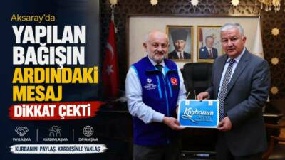 Aksaray’da gerçekleştirilen vekâleten kurban bağışı programında verilen mesajlar, yaklaşan Kurban