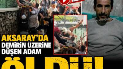 Aksaray’ın Kılıçaslan Mahallesi’nde bulunan bir inşaatta meydana gelen iş kazasında