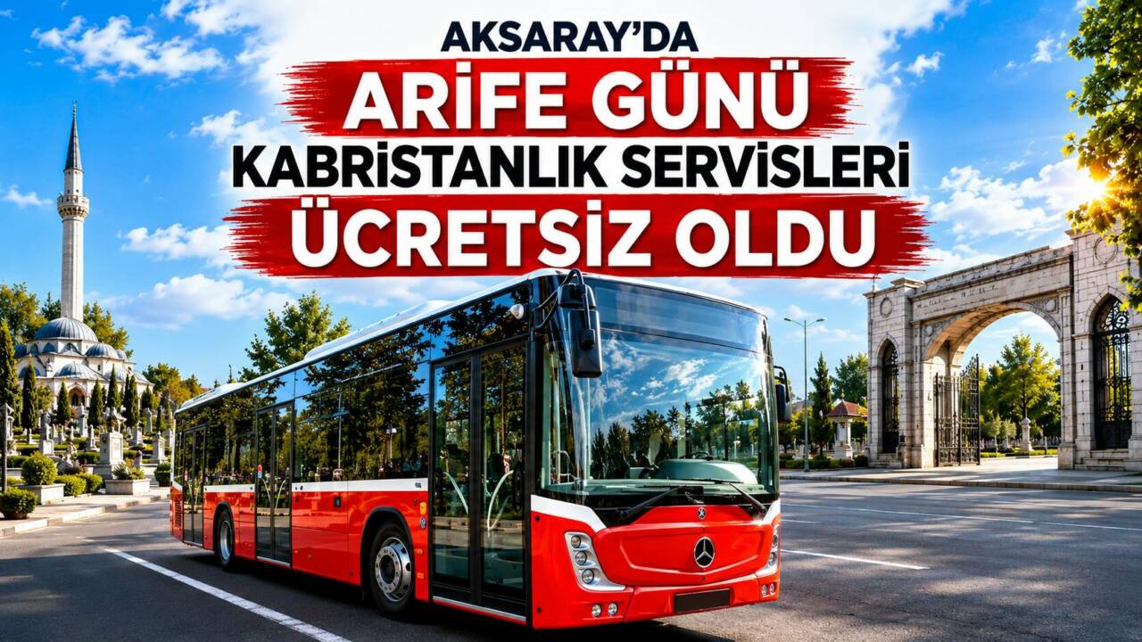 Aksaray Belediyesi, Kurban Bayramı arifesinde Ervah Kabristanlığı’nı ziyaret edecek vatandaşlar
