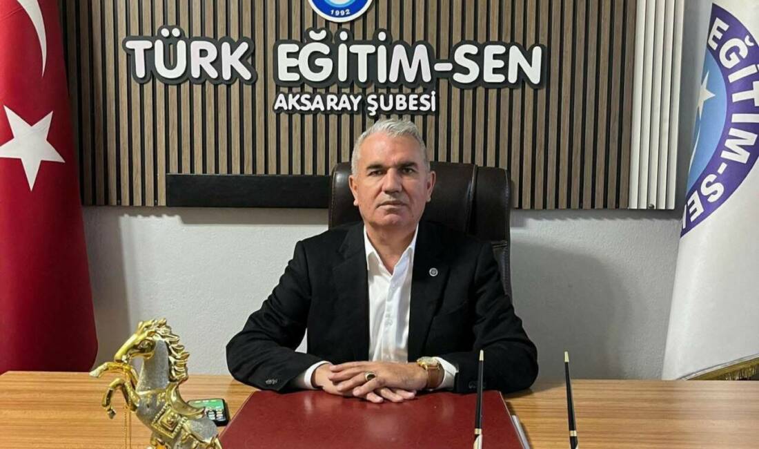 Türk Eğitim-Sen Aksaray Şube Başkanı Ali Toprak, Milli Eğitim Akademisi