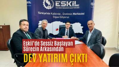 Eskil Tuz Gölü OSB’de yapılan 11 arsa tahsisi dikkatleri bölgeye