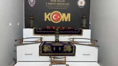 Niğde'de düzenlenen tarihi eser kaçakçılığı operasyonunda 1 şüpheli gözaltına alındı.