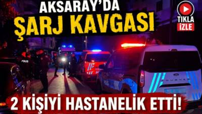 Aksaray Ereğlikapı Mahallesi’nde bina elektriğinden moped şarjı nedeniyle çıkan komşu