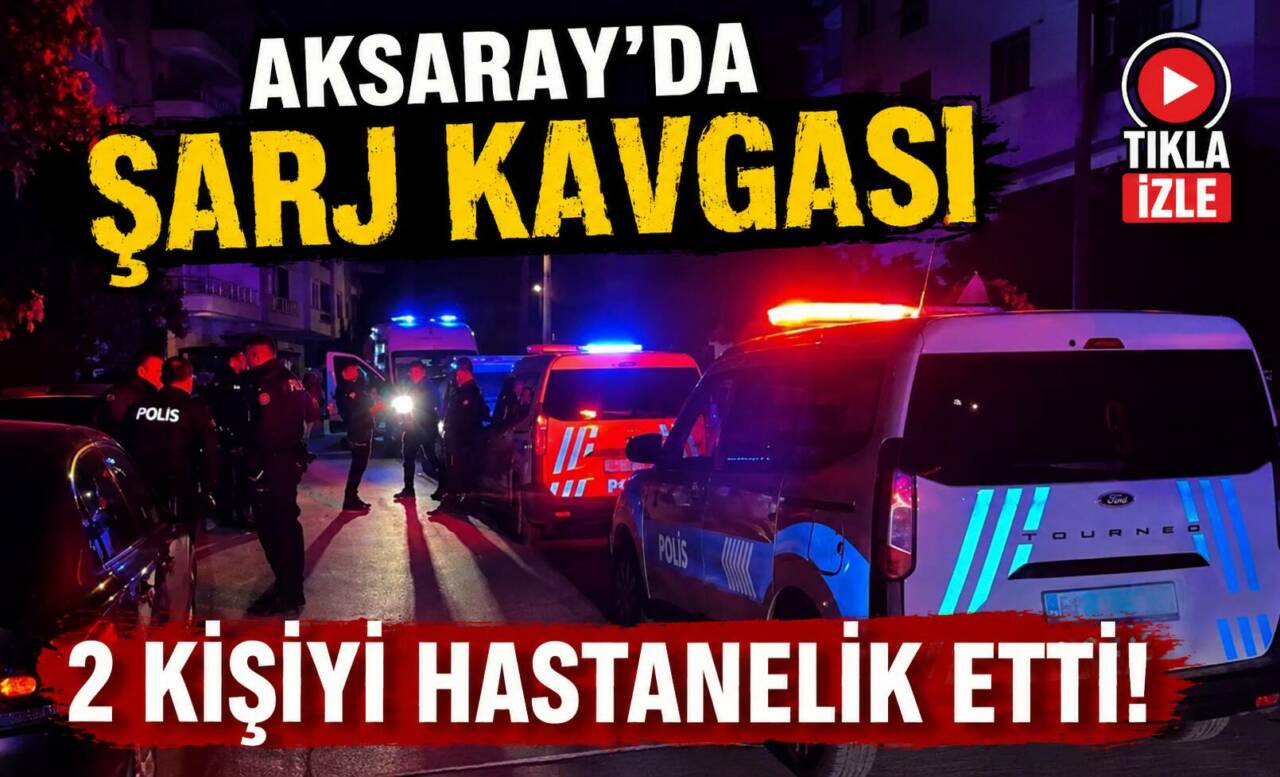 Aksaray Ereğlikapı Mahallesi’nde bina elektriğinden moped şarjı nedeniyle çıkan komşu