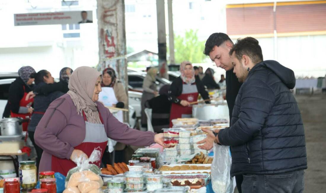 Aksaray Belediyesi’nin Hanımeli Pazarı projesiyle kadınlar el emeği ürünlerini satarak