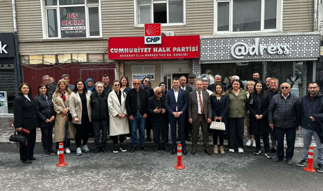 CHP Aksaray teşkilatı, geniş katılımlı saha çalışmasıyla esnaf ve vatandaşlarla
