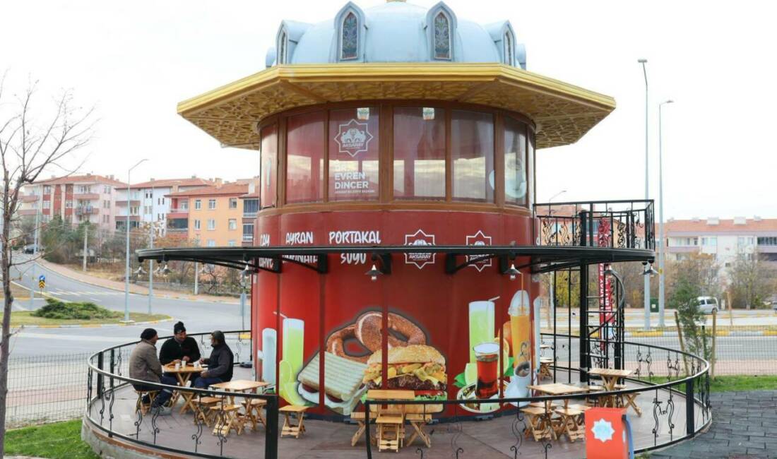 Aksaray Belediyesi tarafından vatandaşların hizmetine sunulan Çay Simit Evi, uygun
