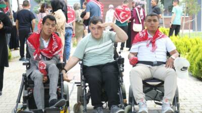 Aksaray Belediyesi Engelsiz Yaşam Merkezi’nde eğitim gören özel bireyler için