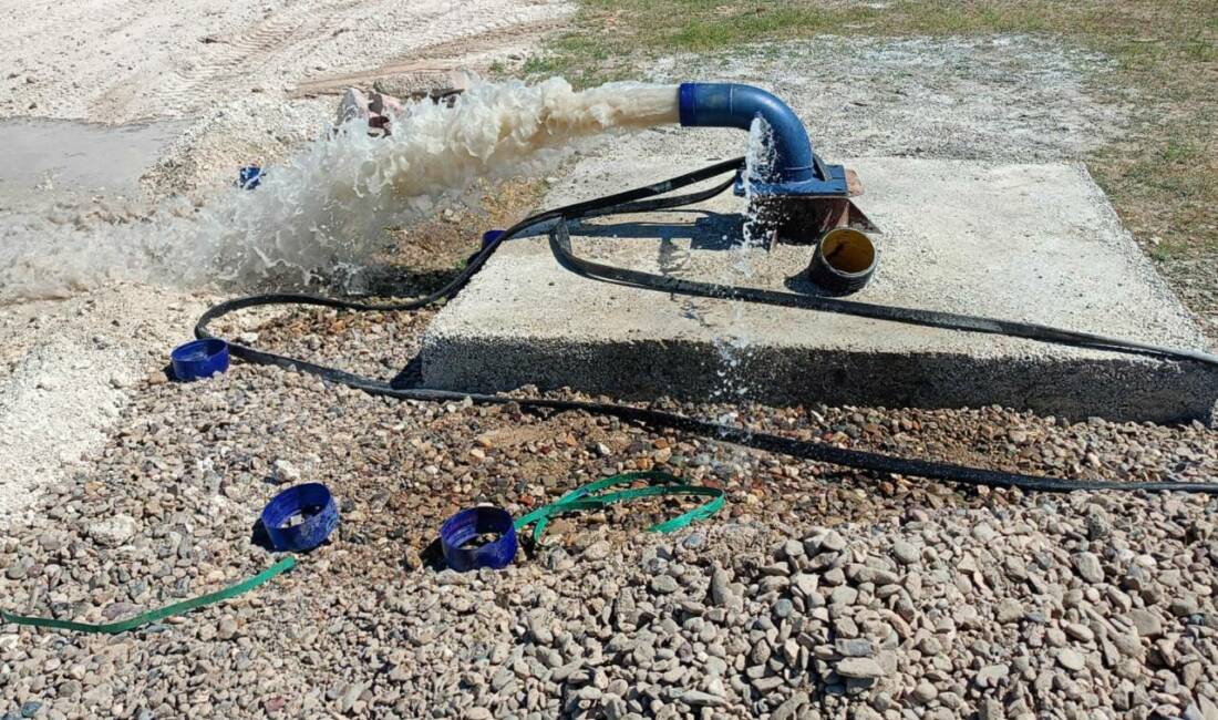 Eşmekaya Belediyesi, iki yeni içme suyu kuyusunu hizmete alarak su