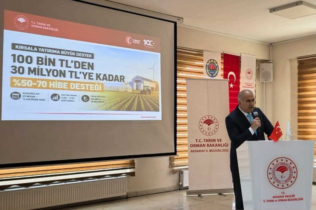 Aksaray’da 2026 Yılı Kırsal Kalkınma Yatırımları Destekleme Programı kapsamında üreticilere