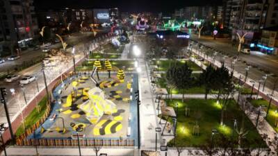 Aksaray Belediyesi tarafından şehre kazandırılan Kent Park, yeşil alanları, sosyal