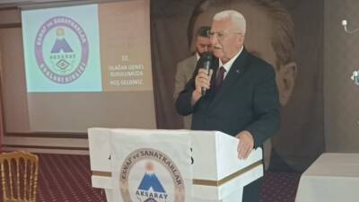 Aksaray’da esnaf birliği genel kurulu bugün başladı. Tek aday Veysel