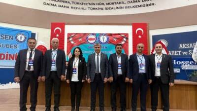 Sağlık-Sen Aksaray Şubesi’nin 7. Olağan Genel Kurulu’nda Rıfat Kaya dördüncü