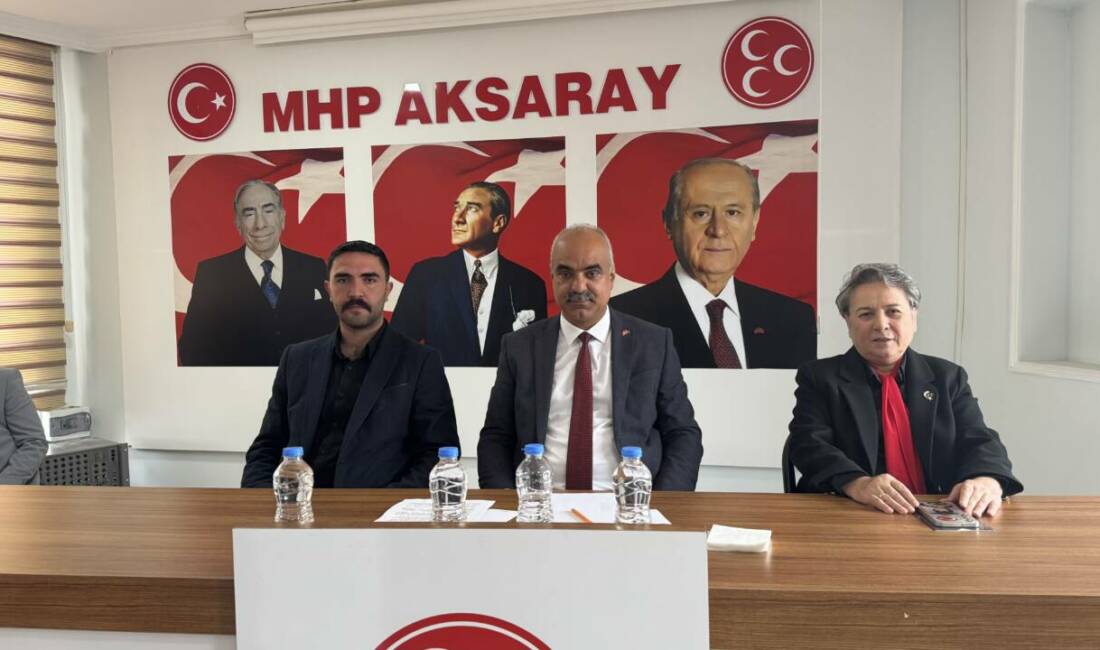 MHP Aksaray İl Başkanlığı’ndaki bayramlaşma programında birlik, kardeşlik ve “Terörsüz