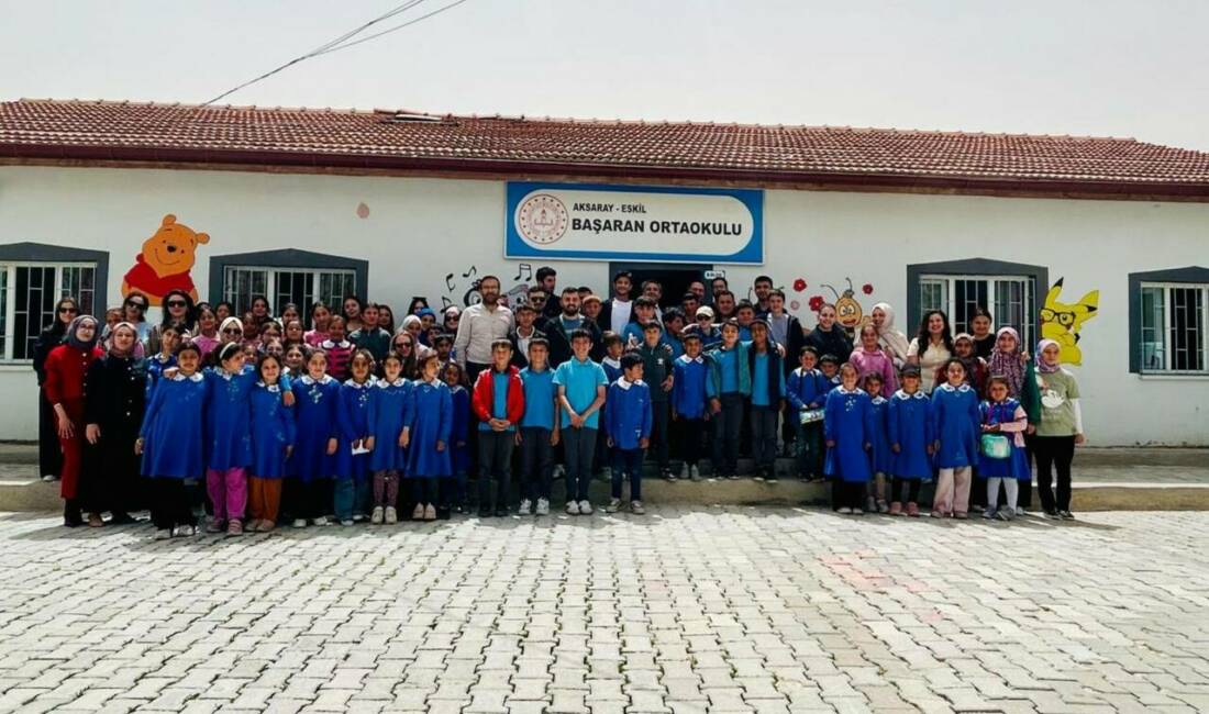 Aksaray’da köy okullarına yönelik anlamlı bir sosyal sorumluluk projesi hayata