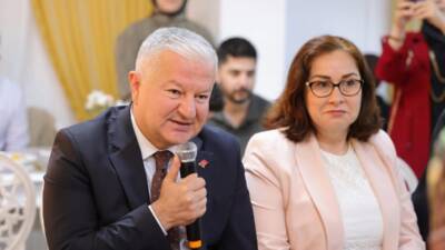 Aksaray Valisi Murat Duru ve eşi Elif Duru, Valilik Basın