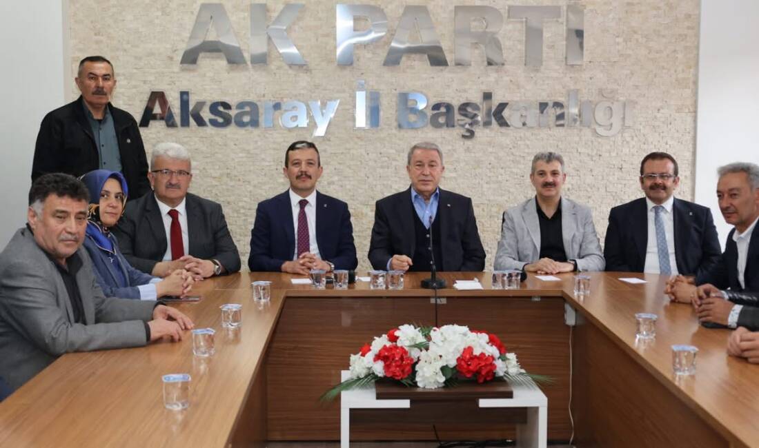AK Parti’nin Aksaray Toplantısına Hulusi Akar Katıldı AK Parti Aksaray İl Başkanlığı tarafından düzenlenen Genişletilmiş İl Danışma